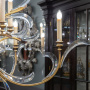 Люстра 10-ти рожковая Beveled Arcs