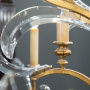 Люстра 10-ти рожковая Beveled Arcs